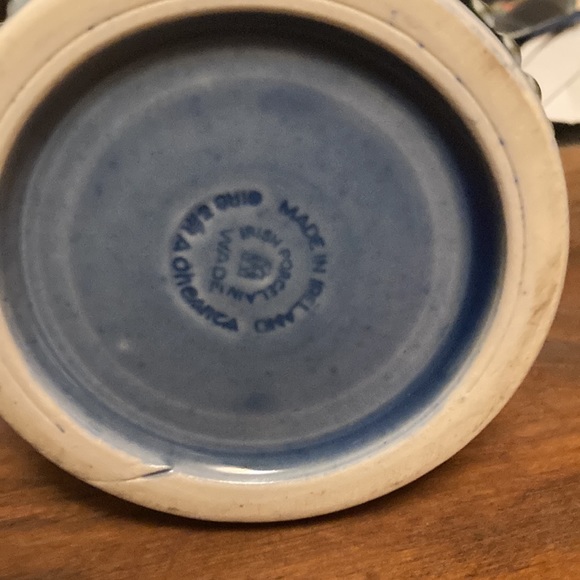 Vintage Wade Ireland Porcelain Beer Stein Tall mug green with bird “pheasants “ - Picture 3 of 5